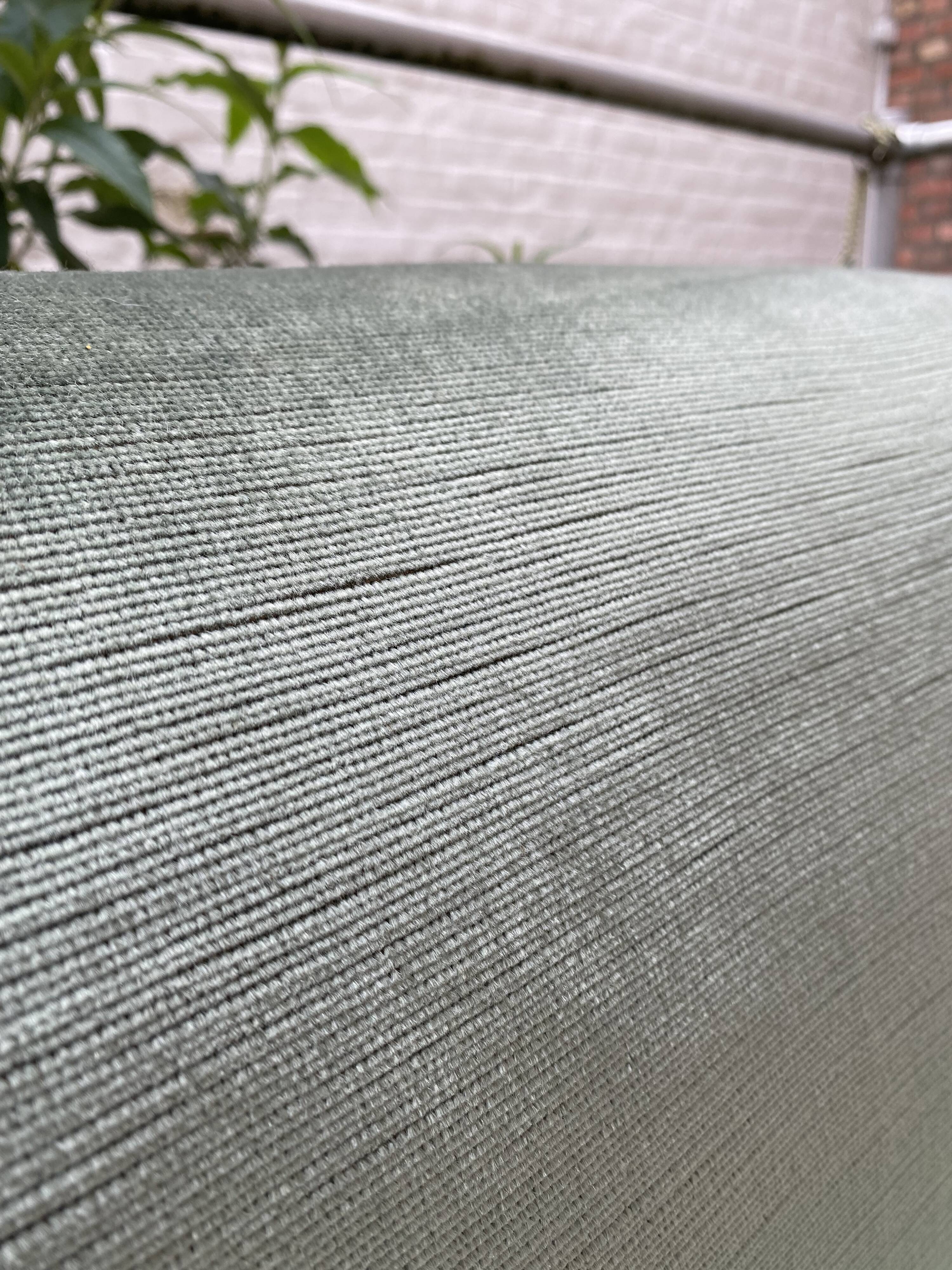 Water green velvet toad sofa