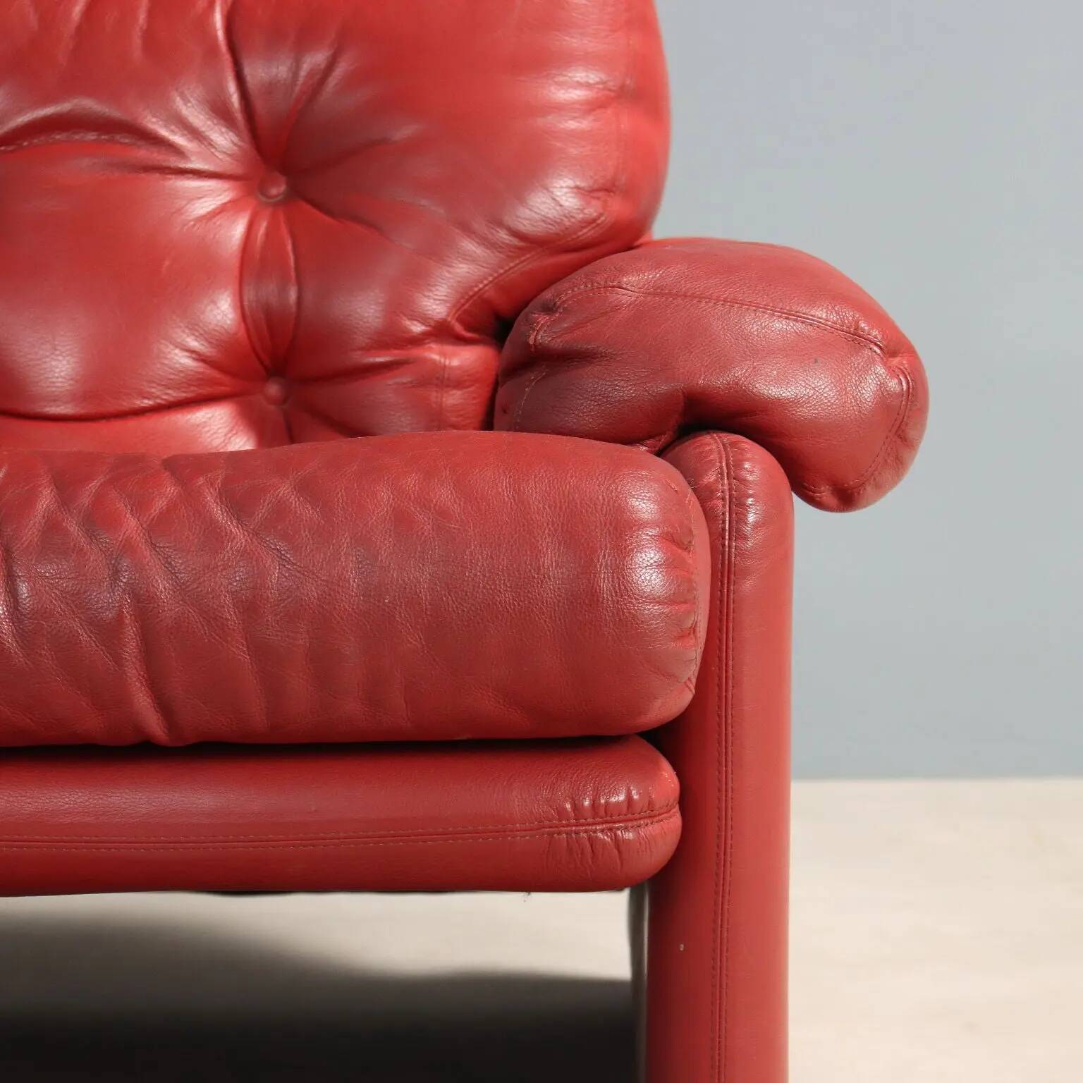 B&B Coronado armchair, vintage design by Tobia Scarpa, 1970s-80s.