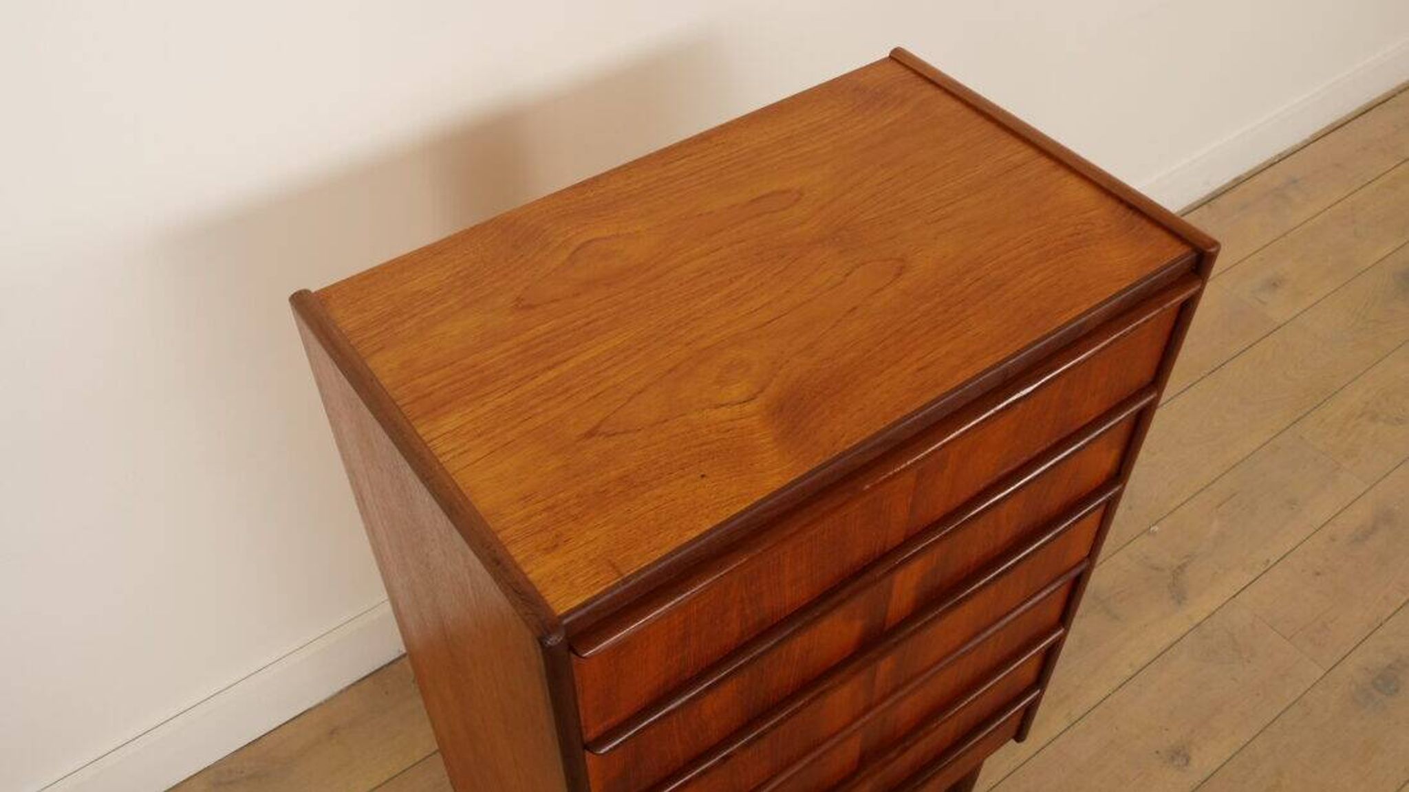 Commode danoise vintage en teck, 6 tiroirs