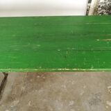 Folding brewery table