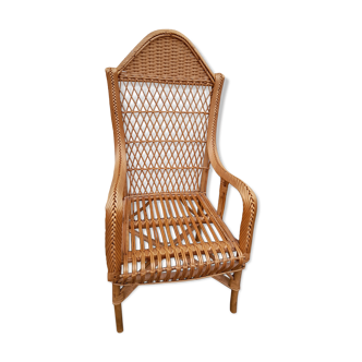 Rattan armchair from the 1950s