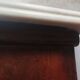 Large mahogany chest of drawers with 8 drawers from the Napoleonic III period.