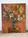 oil on canvas "Bouquet on orange background", signed