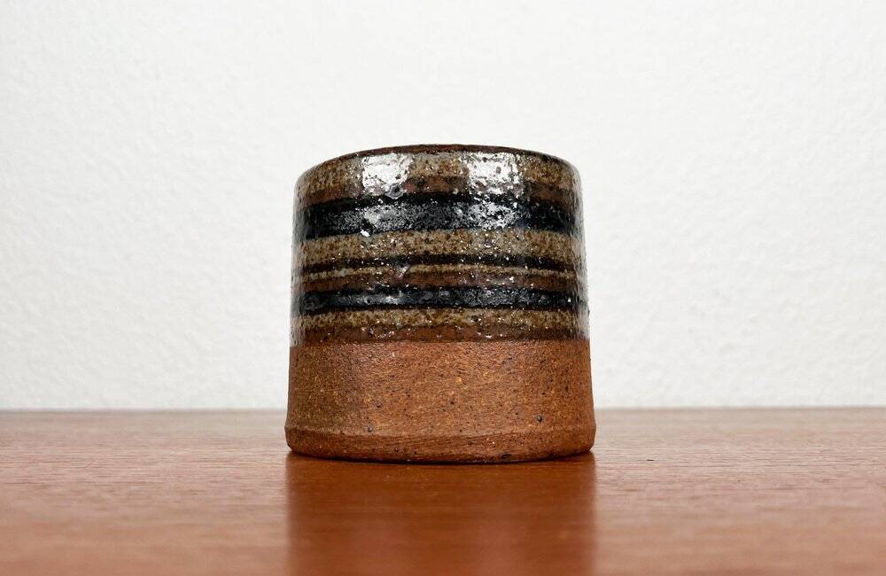 Mid-century Danish studio pottery vase from Salling Pottery, 1960s.