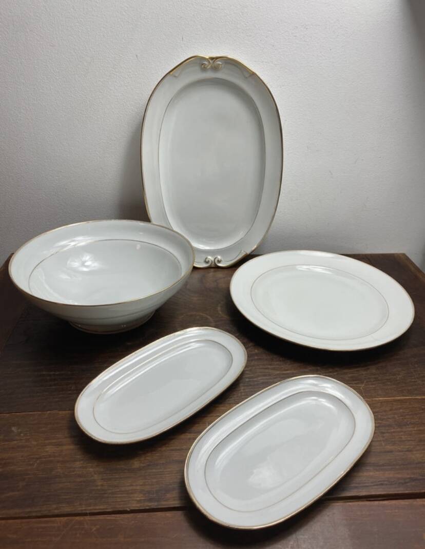 Serving dishes by Georges Boyer, Limoges, France