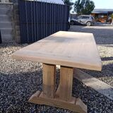 Monastery table made of solid oak.