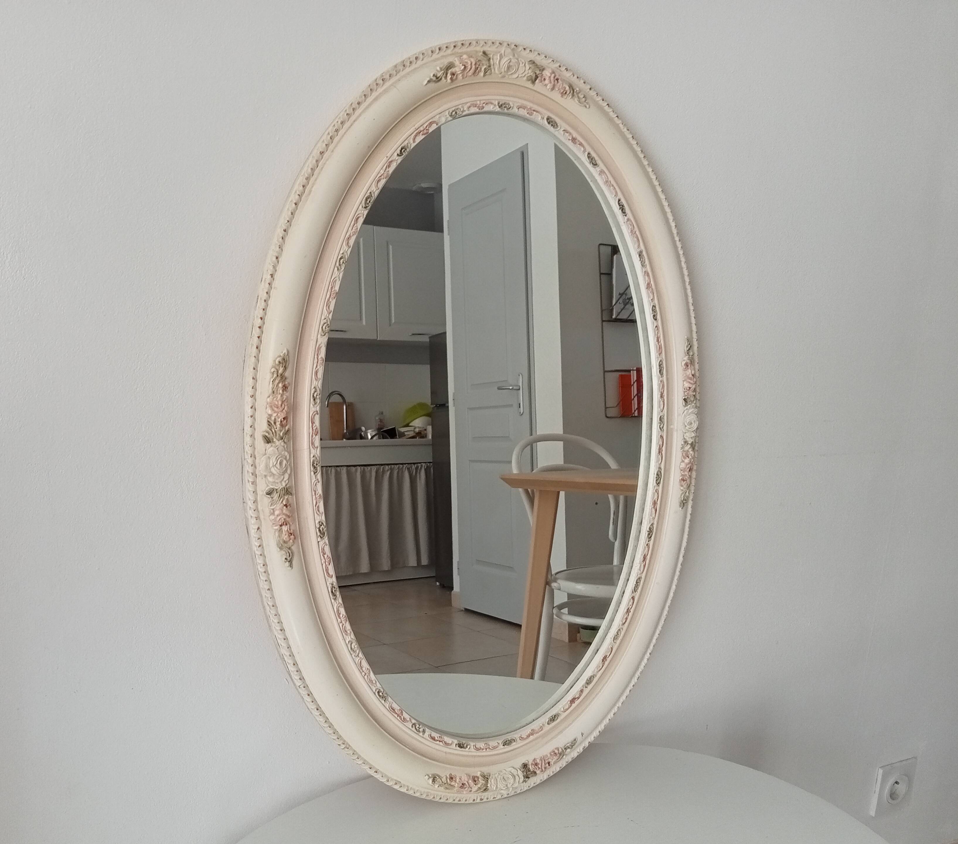 Vintage ceramic mirror from the 60s/70s.