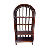 Rattan shelf