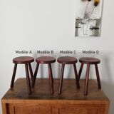 Tripod wooden stool