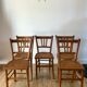 Set of 5 Luterma bistro chairs 50s
