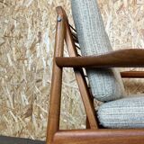 Pair of teak easy armchairs by Svend Aage Eriksen for Glostrup