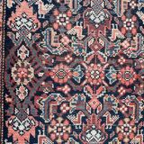 Tapis ancien persan Malayer Hamadan couloir 90x500 cm