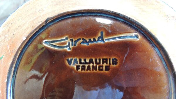 Cruche aiguière Louis Giraud Vallauris France 1950