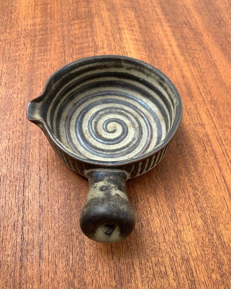 Vintage British Brutalist Ceramic Bowl by Tremar UK