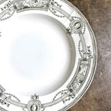 St Amand and Hamage ironstone deep plate, "Medallion" service