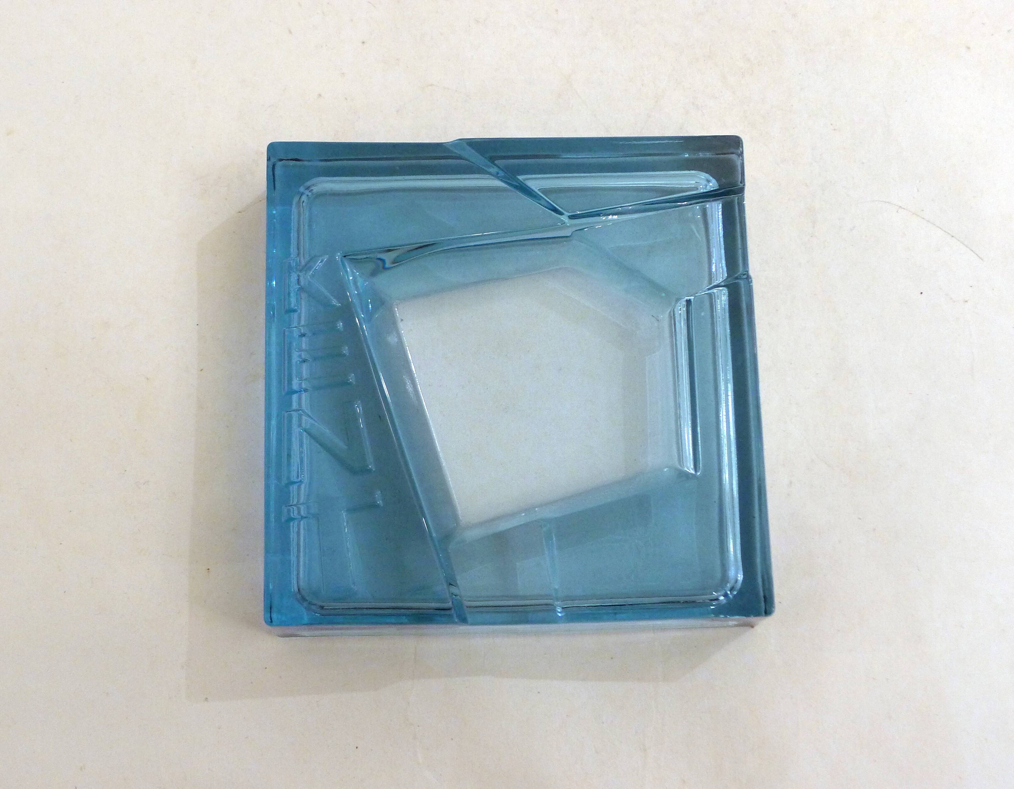 Kent ice floe glass ashtray