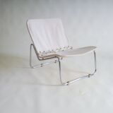 70s tubular lounge chair