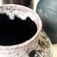 Glazed stoneware vase, Accolay FRANCE 1950