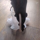 Antique gilded bronze wall lamp art deco