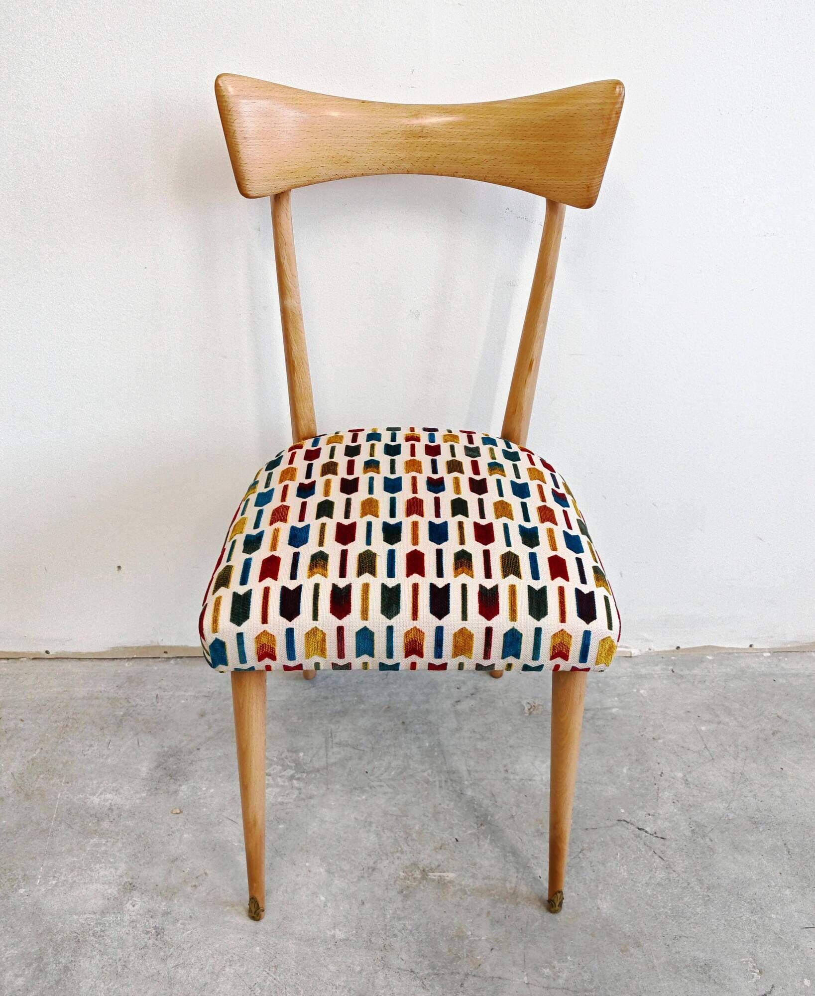 Set of 4 Mid-Century Modern Bowtie dining chairs by Ico Parisi