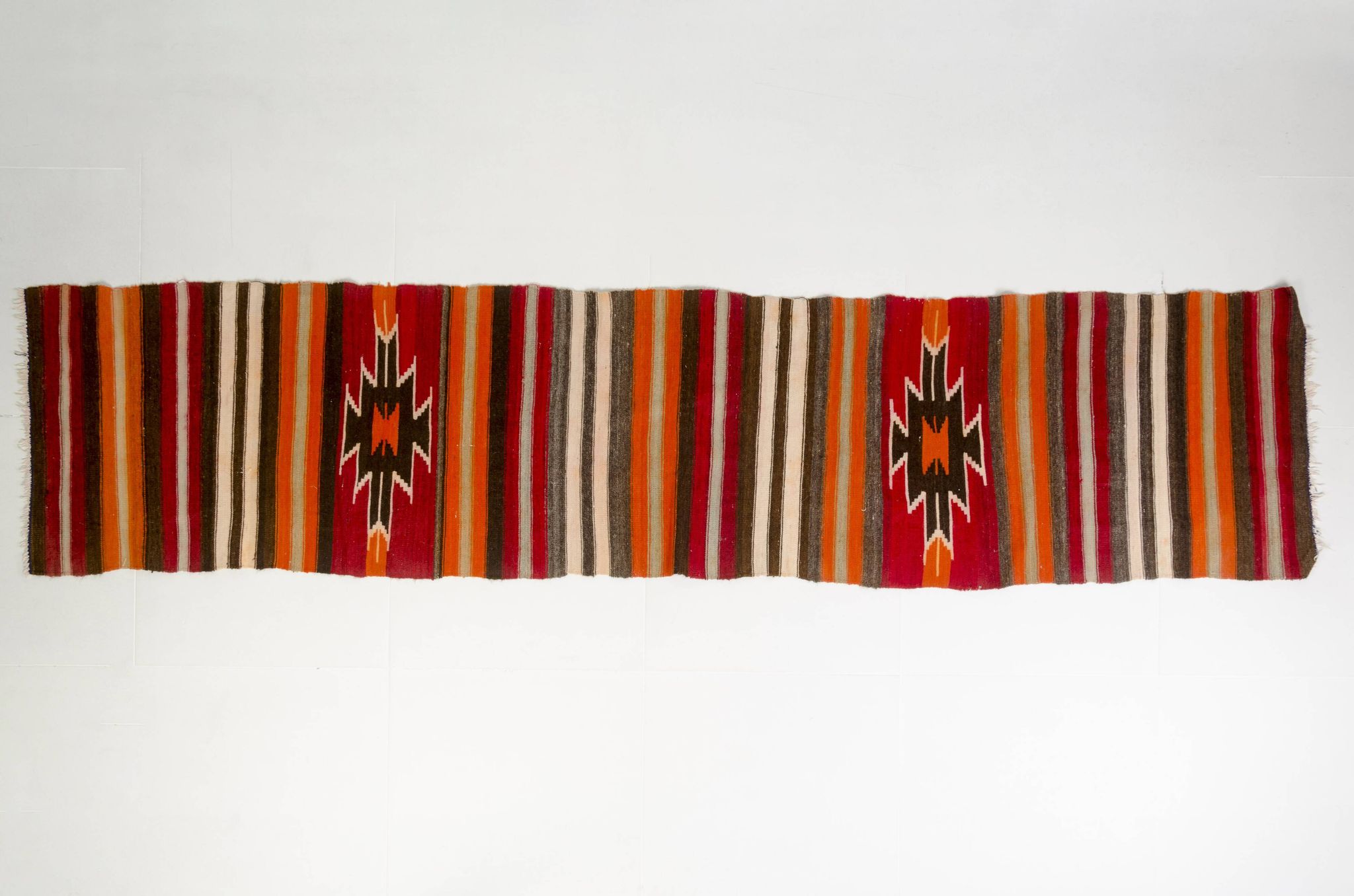 Vintage Anatolian Kilim Runner,Geometric Vintage Kilim sku-138
