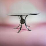Table basse vintage de l'ère spatiale spoutnik