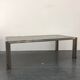 70s coffee table in chrome and smoked glass