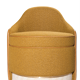 Chauffeuse monsigny couleur sherpas moutard