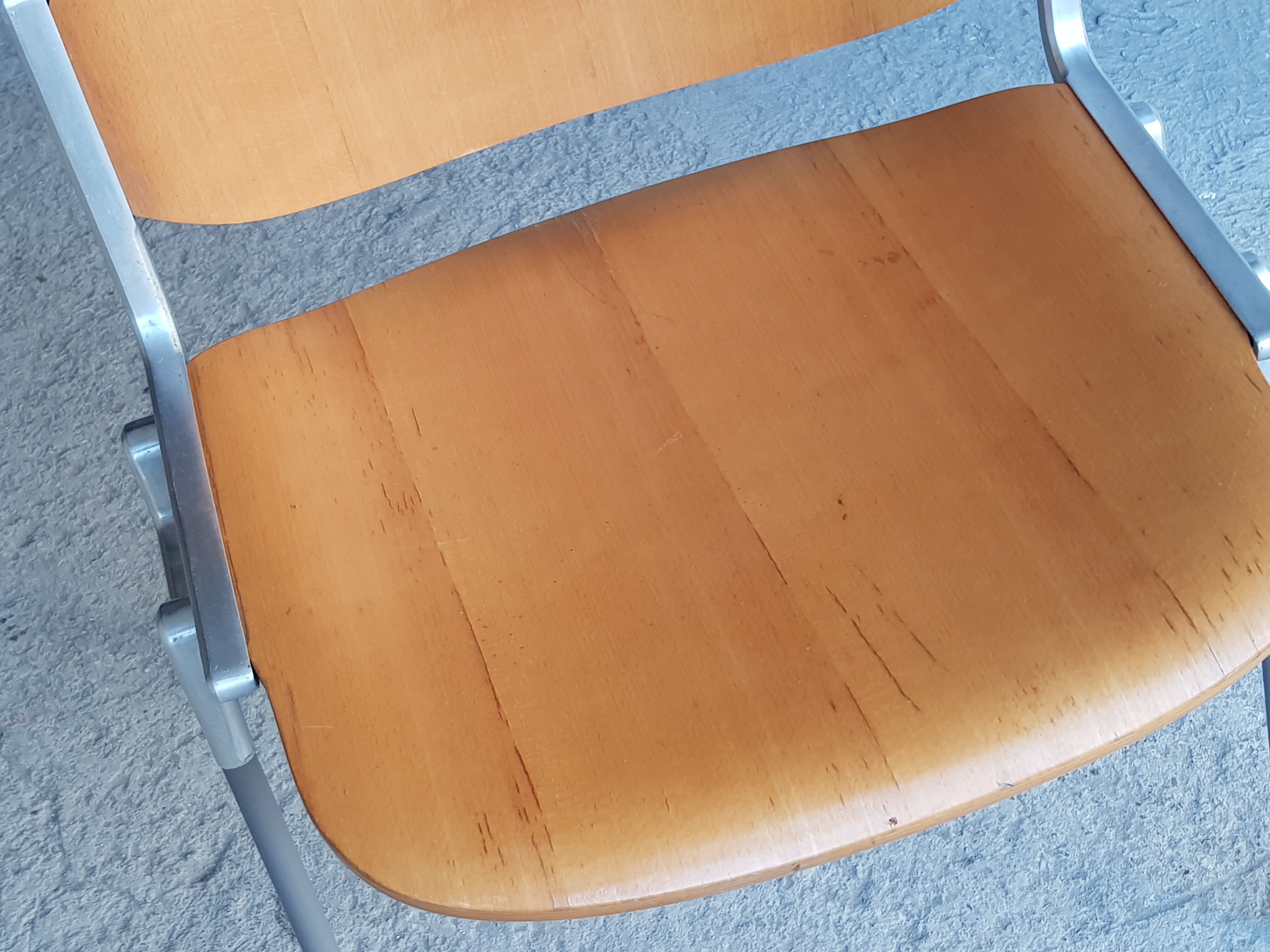 Lot of 6 chairs Castelli DSC 106