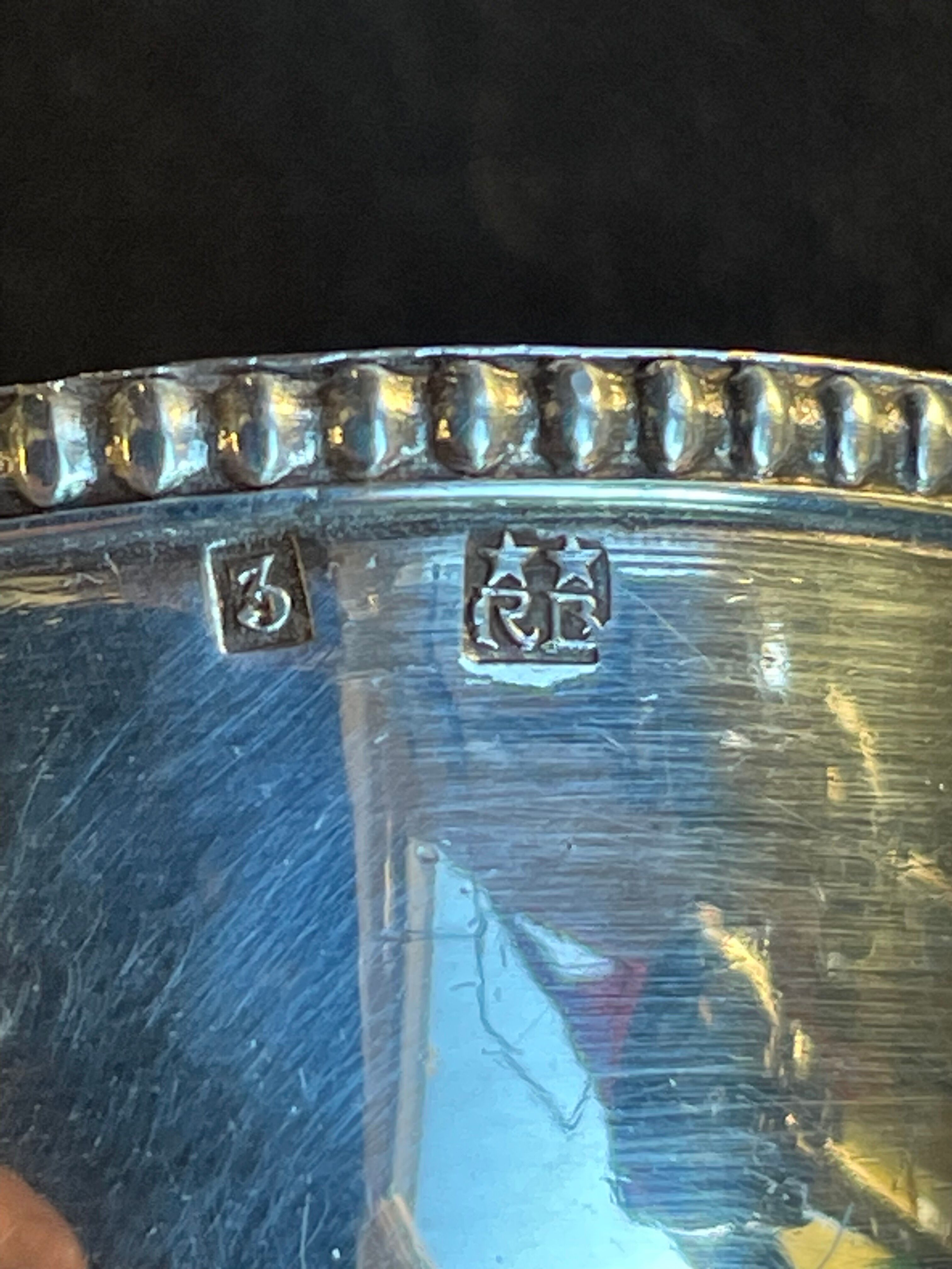 Louis XV style silver metal liquor service