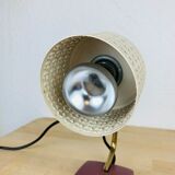 Lamp cocotte years 50red perforated metal