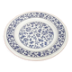 Cheese plate with floral decoration