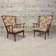 Lot de 2 fauteuils Baumann éventail