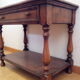 Console table in Walnut
