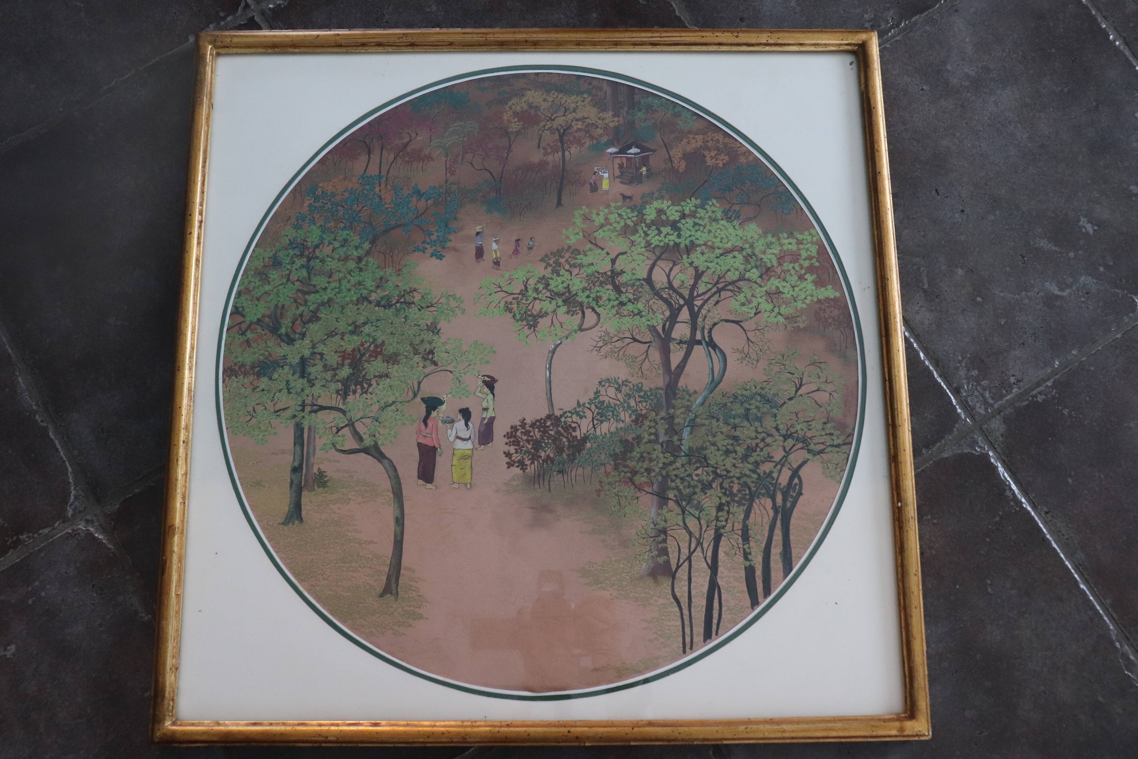 Painting asian décor