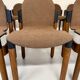 Lot de 8 chaises postmoderne THONET FLEX design Gerd Lange vintage 80 