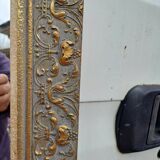 Wood and Gilded Stuk Mirror, early 20th century