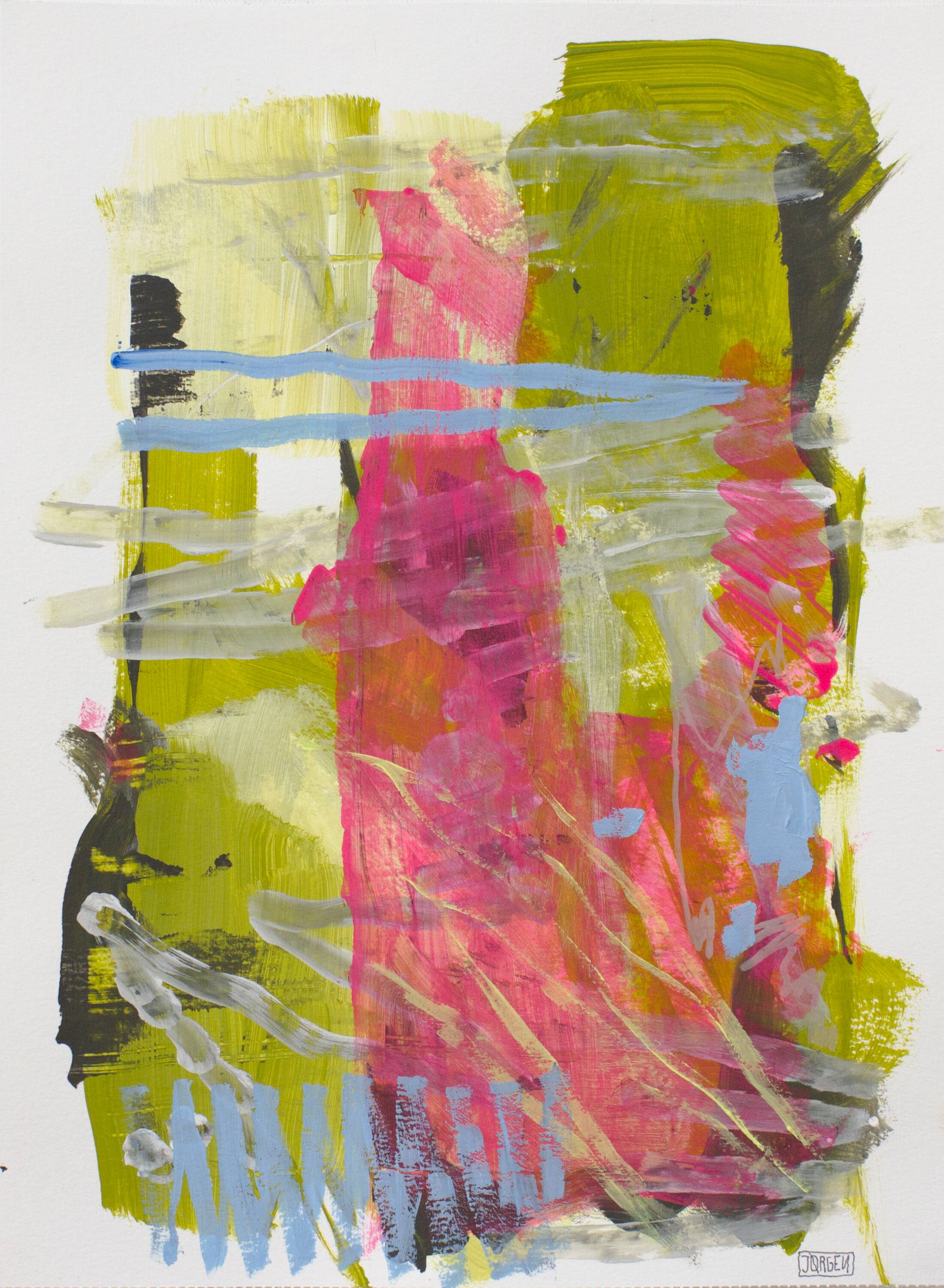 Contemporary Abstract Painting JORGEN Untitled Abstract 6