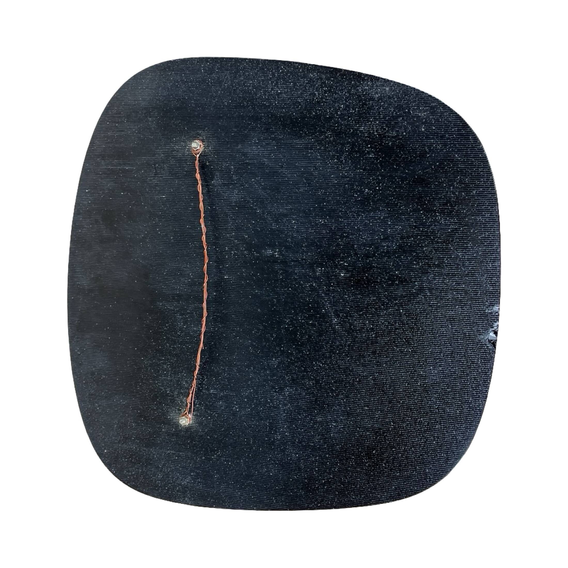 Miroir mural asymétrique Pologne années 1970