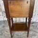 Antique Nightstand TRICOIRE Louis XVI Style Wood 2 Drawers Vintage