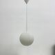 Rare Louis Kalff for Philips opaline glass pendant light, 1960s