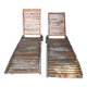 2 chaises longues en bois exotique