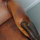 Vintage Dutch cognac coloured leather club chair