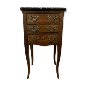 Chevet de style louis XV en noyer
