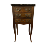 Louis XV style bedside in walnut