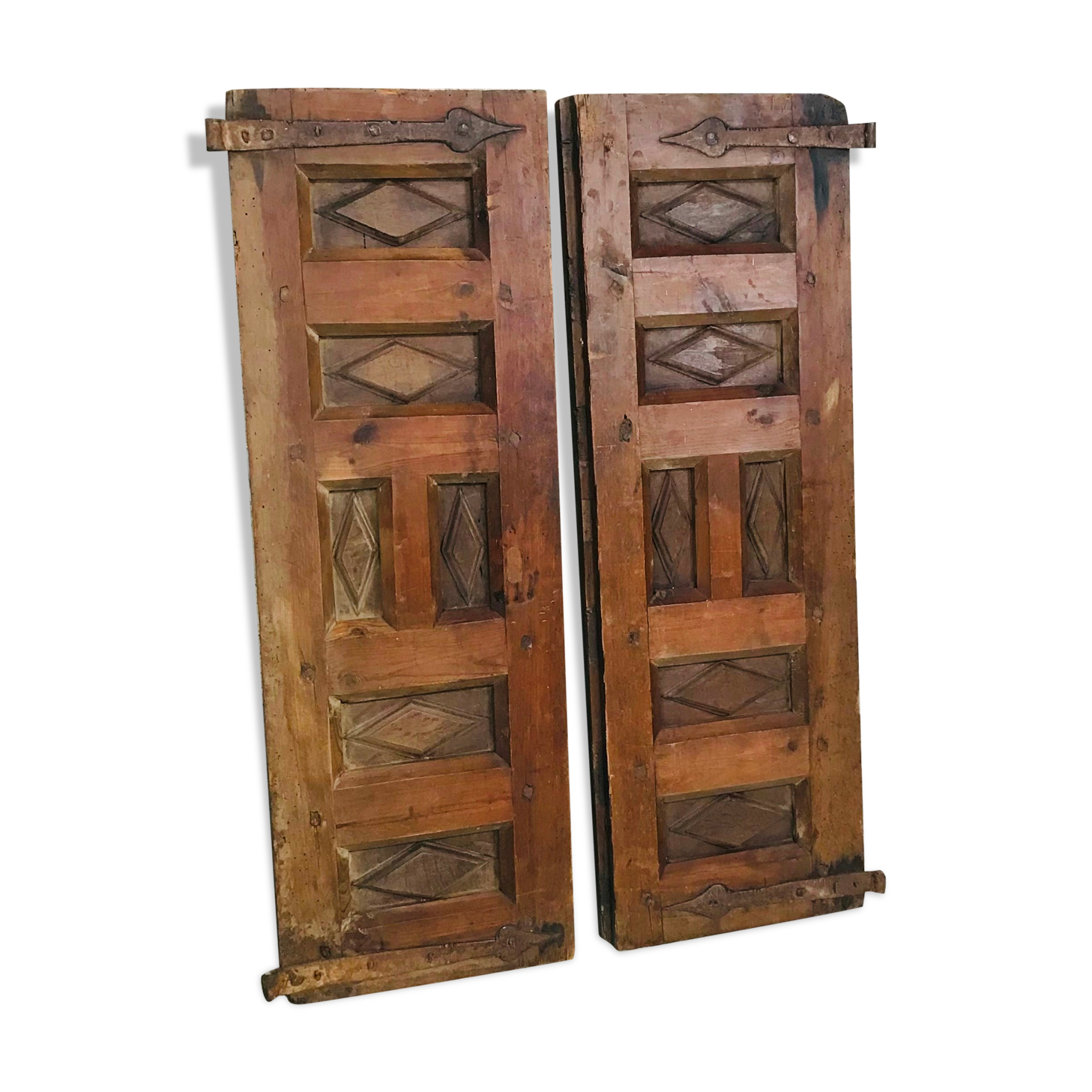 Closet doors swing shutters claustra 18th century