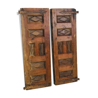 Closet doors swing shutters claustra 18th century