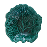 Ceramic pocket tray in the shape of cabbage leaf