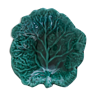 Ceramic pocket tray in the shape of cabbage leaf