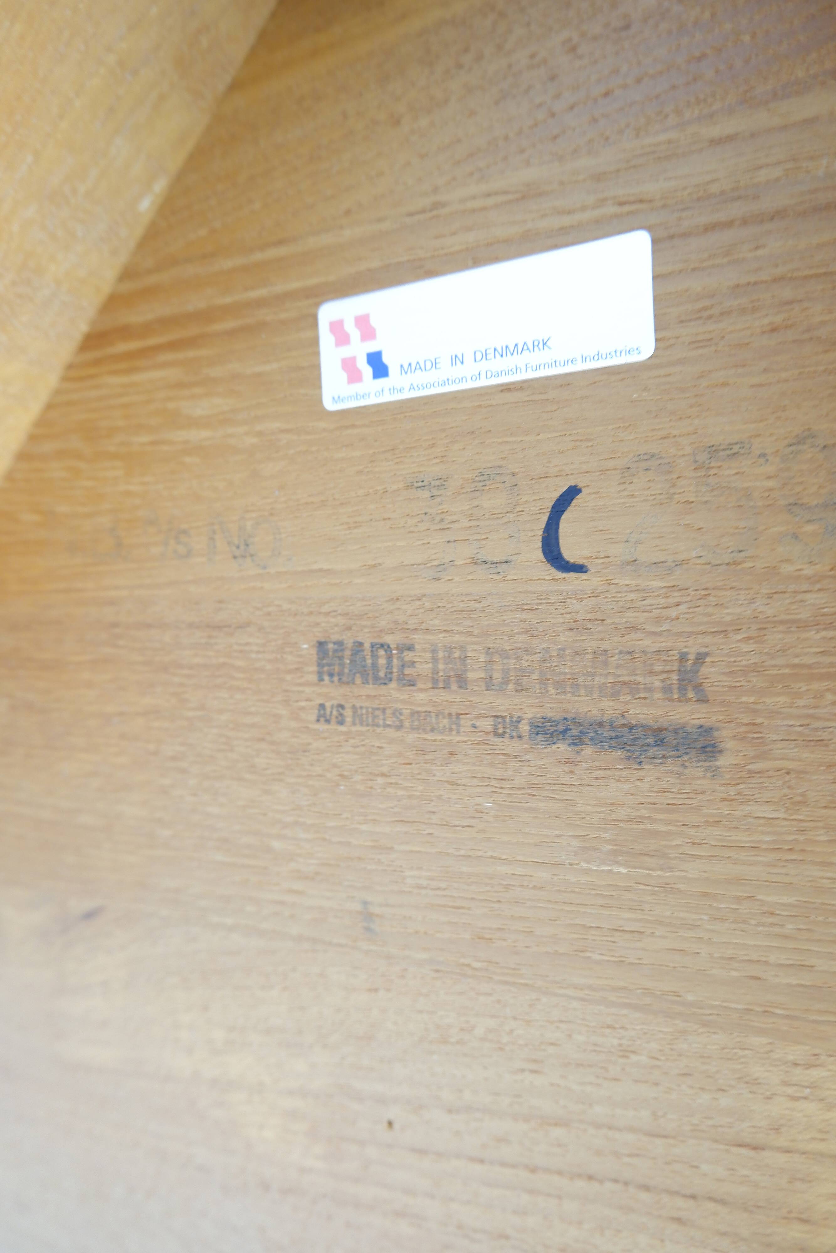 Danish coffee table by Niels Bach